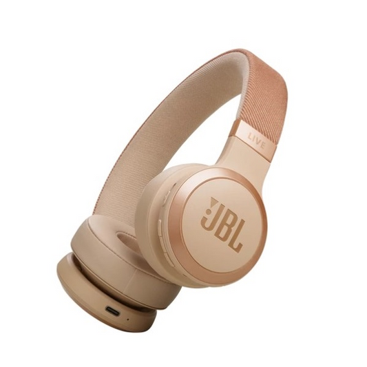 JBL Live 670NC Vezeték nélküli Bluetooth zajszűrős Over-ear Fejhallgató Headset - Homok (JBLLIVE670NCSAT)-0